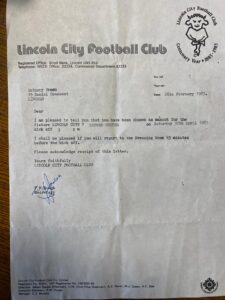 Lincoln City Letter 1982-3
