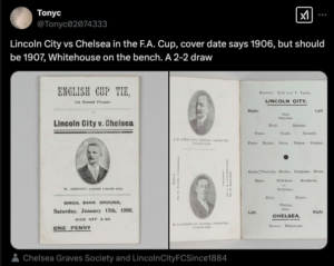 Chelsea Programme 1906-7