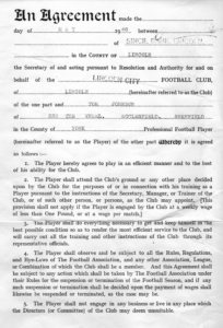 A Player’s Contract – 1946-7
