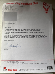 A Letter from the Murph – 1989-90