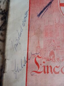 Signed Programme v Derby County – 1958-9